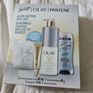 OLAY Firming Body Lotion with Pantene Treatment and Secret Deodorant Gift Set